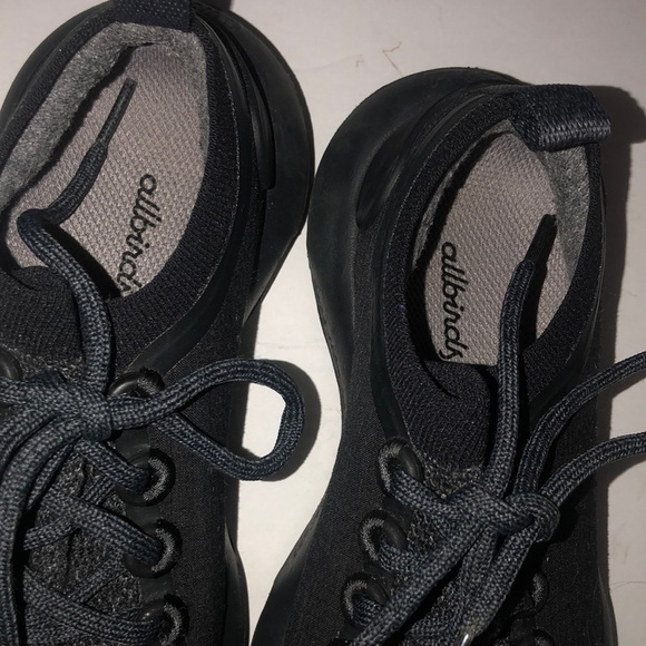 Allbirds Womens Black SWT Ripstop Low Top Lace Up Trail Runners Shoes - Picture 6 of 8